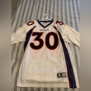 Terrell Davis away Denver Broncos jersey.